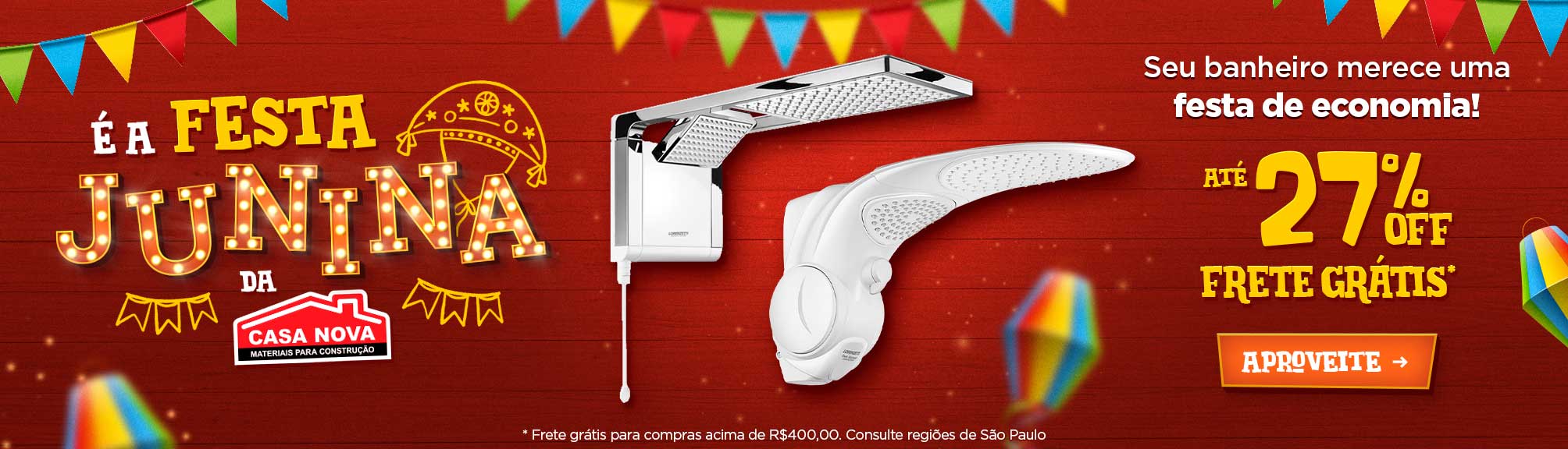 Arraia de ofertas Banheiro