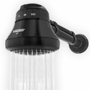 Chuveiro Faminho Black 4t Ducha C/ Cano 30cm 220V 6800W Fame